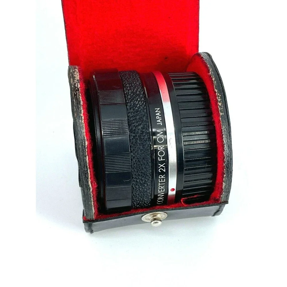 Tamron MC TELE CONVERTER 2X For OM olympus , w/CASE & CAPS. EUC